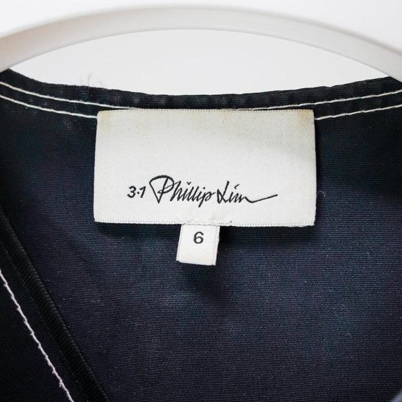 3.1 Phillip Lim PS/16 Contrast Stitching Sleeveless Dress - Picture 5 of 14